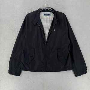 Polo Ralph Lauren Chester Packable Windbreaker Jacket XL Cotton Lined Coat $198‎